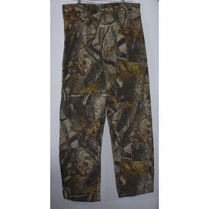 Wrangler Realtree Hardwoods Camouflage Hunting Pants Double Knee Size 34x32